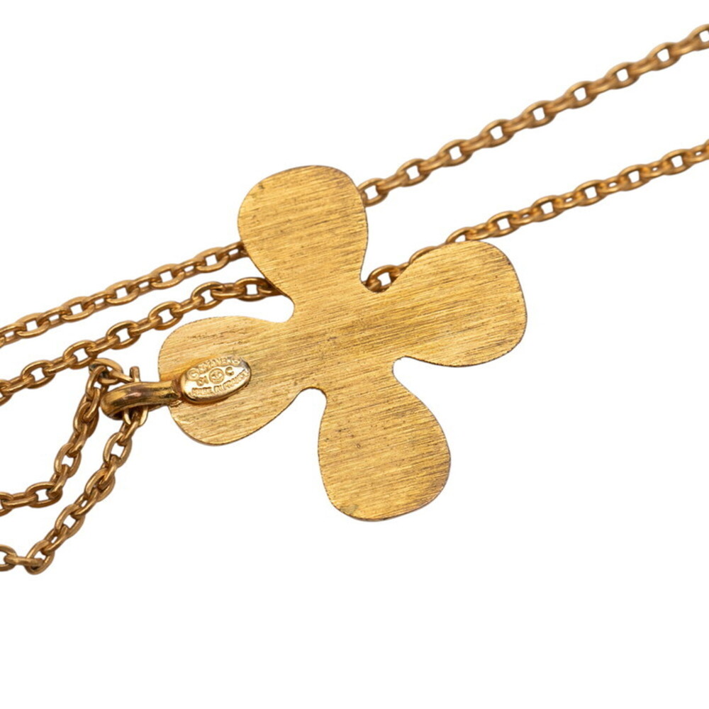 CHANEL Gold Logo Necklace - Picture 5 of 6
